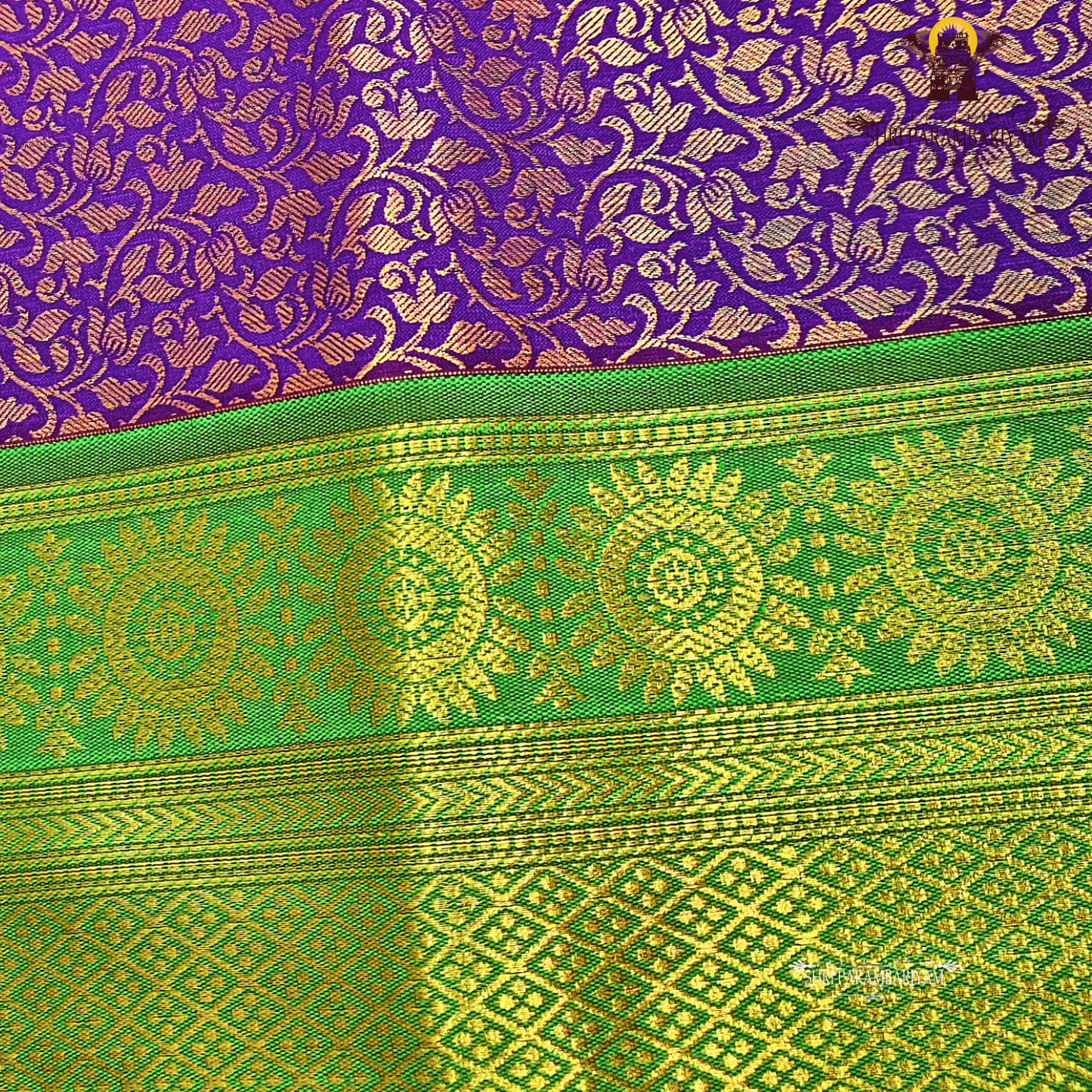 Rich royal purple / violet Saree