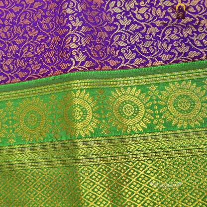 Rich royal purple / violet Saree
