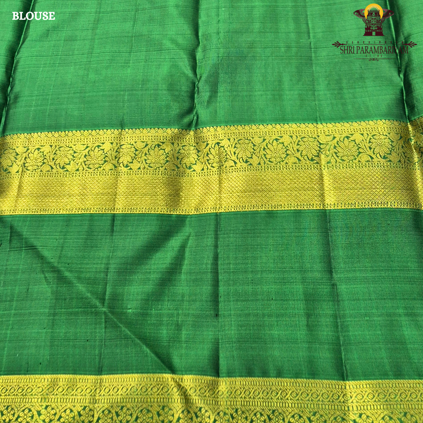 A rich olive green (mehendi green) shade, beautifully highlighted with intricate Saree