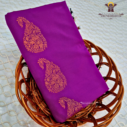 Royal deep magenta Saree