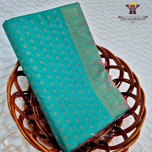 Refreshing teal green Saree