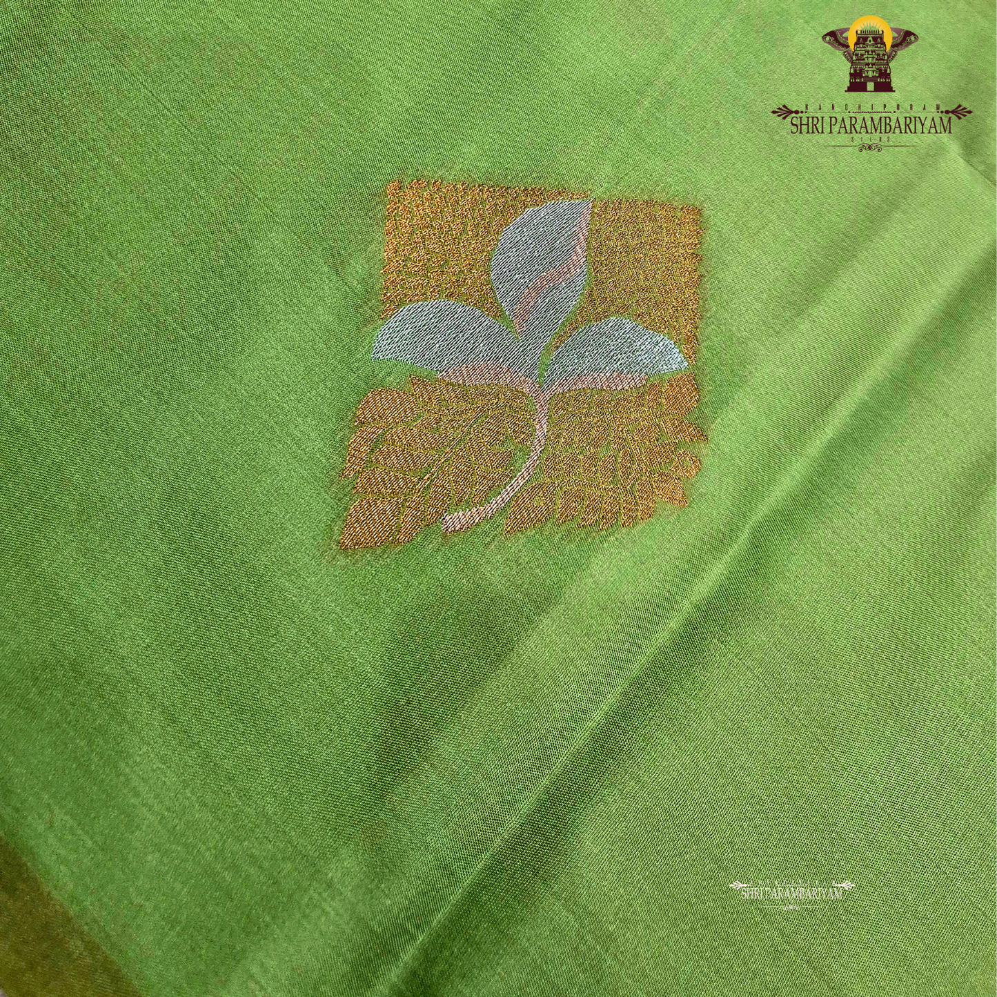 Soft pista green Saree