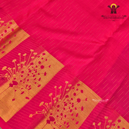 Bright Rani Pink Saree