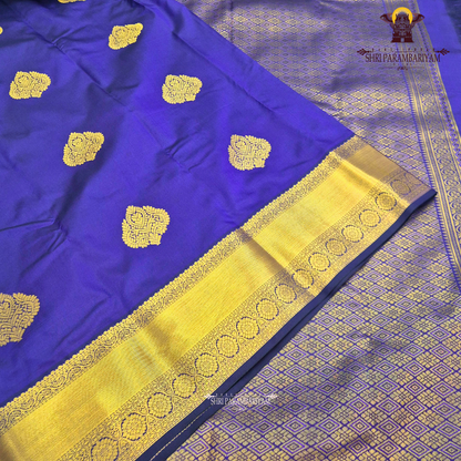 Royal Blue / Deep Ink Blue Saree