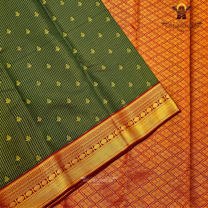 Dark Green Saree