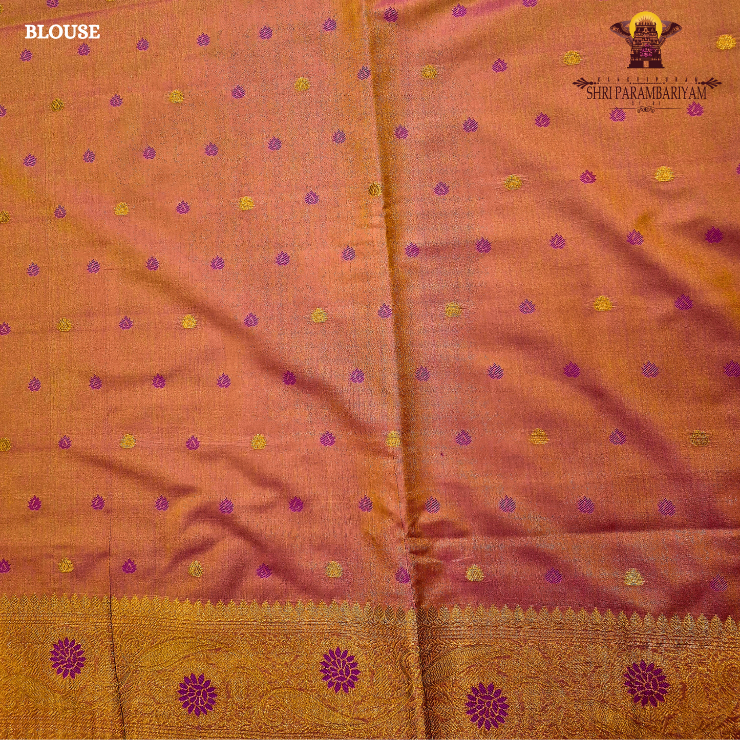 Rich mustard yellow / golden yellow Saree
