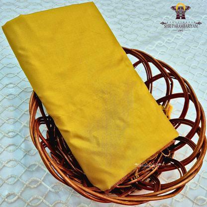 Mustard Yellow (Golden Mustard) Saree