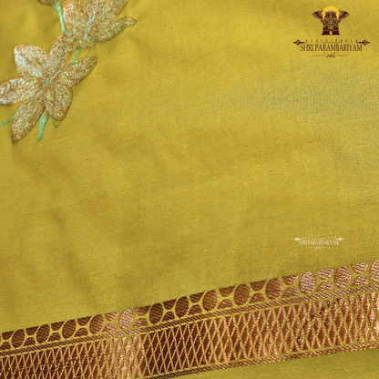 Mustard Yellow (Golden Mustard) Saree