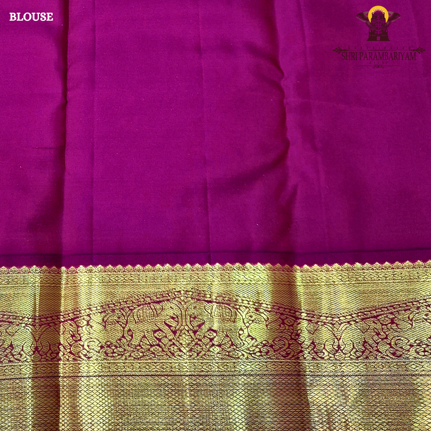 A bright and striking orange body adorned with a subtle Saree