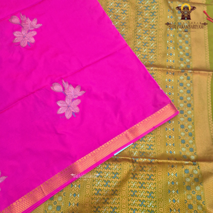 Bright Pink / Rani Pink Saree
