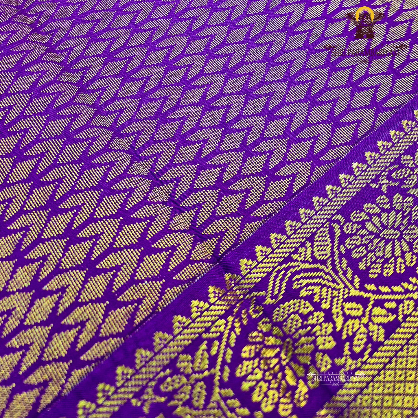 Rich emerald green Saree