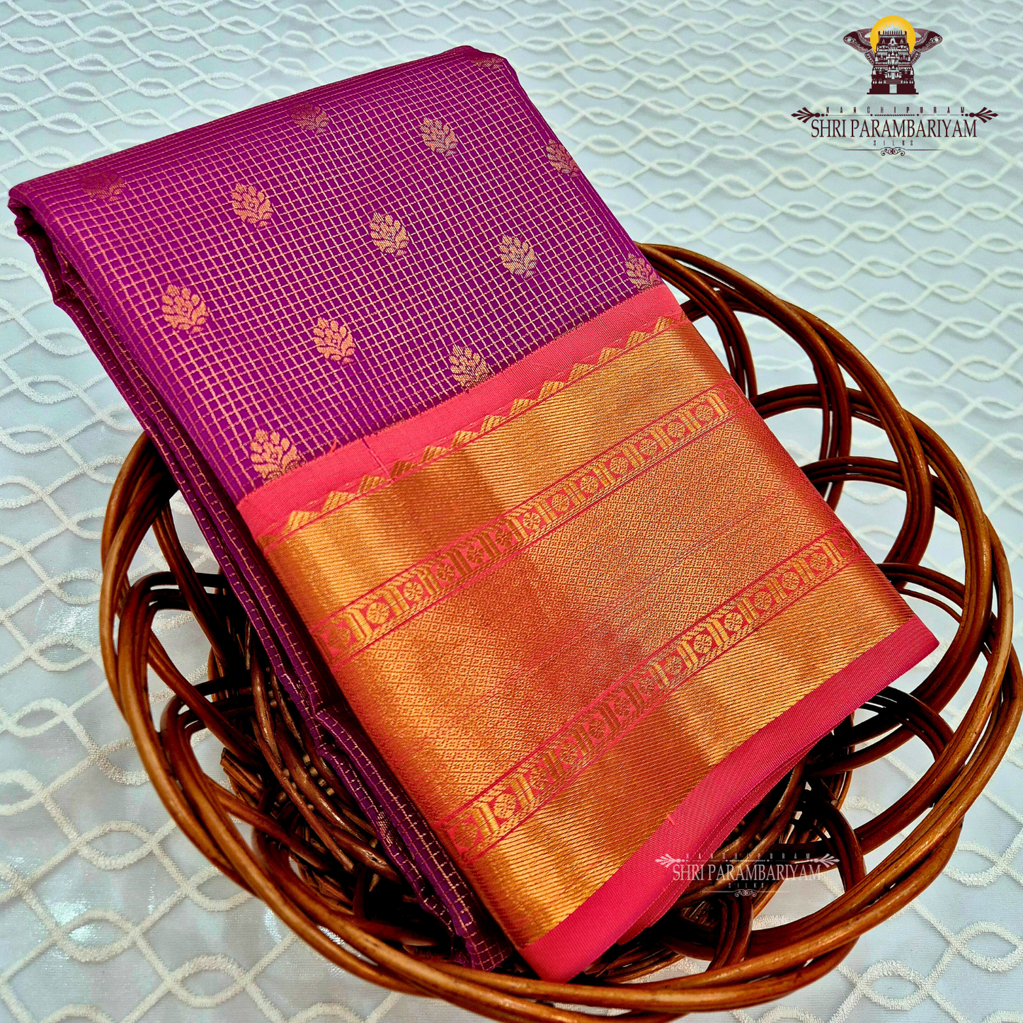 Wine Purple Saree