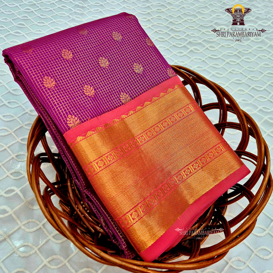 Wine Purple Saree