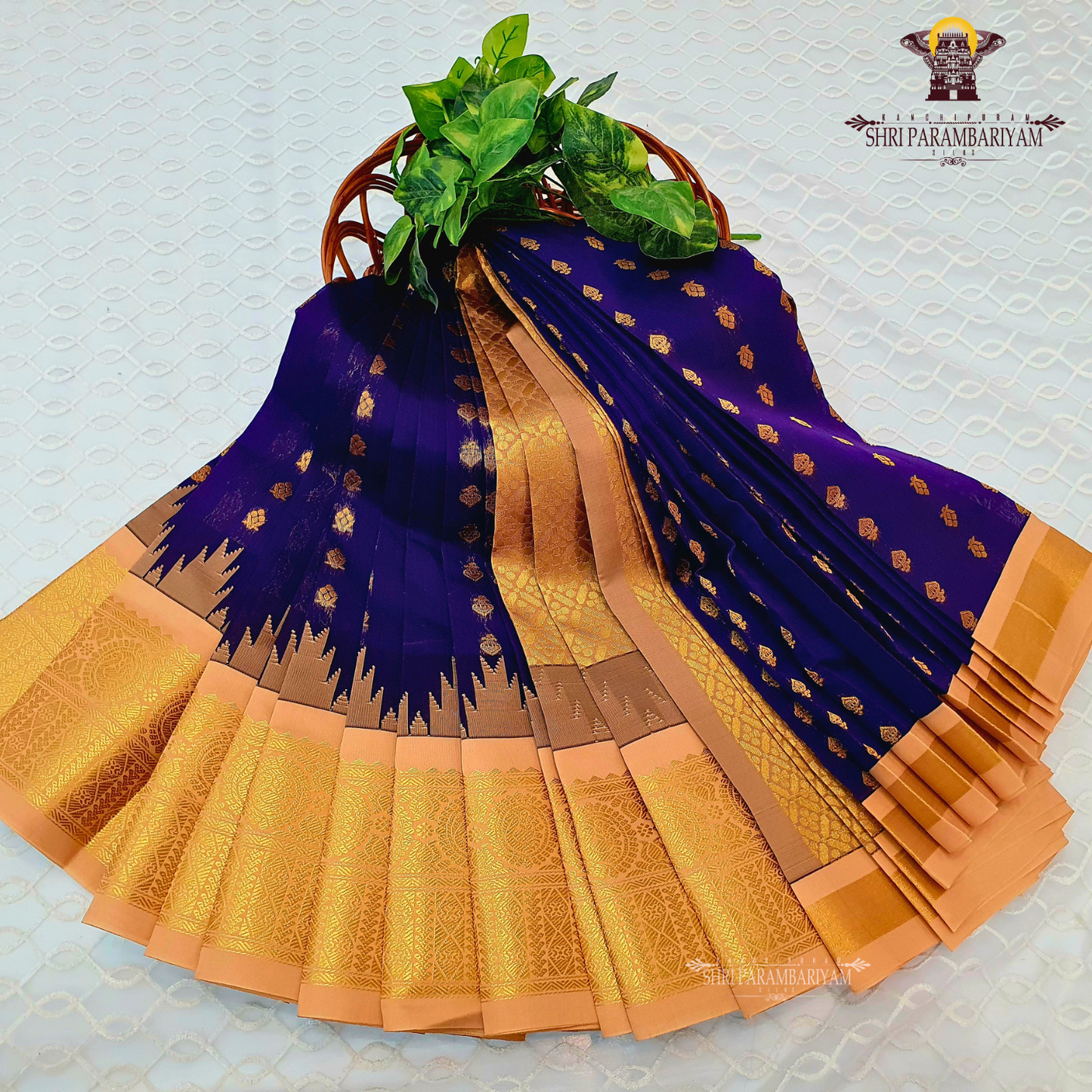 Deep Aubergine (Dark Purple/Brinjal) Saree