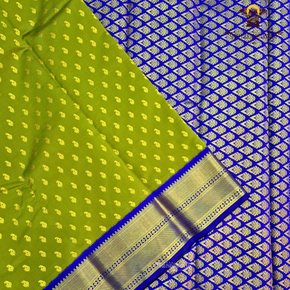 Rich Olive Green / Mehndi Green Saree