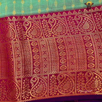 Soft Parrot Green / Pista Green Saree