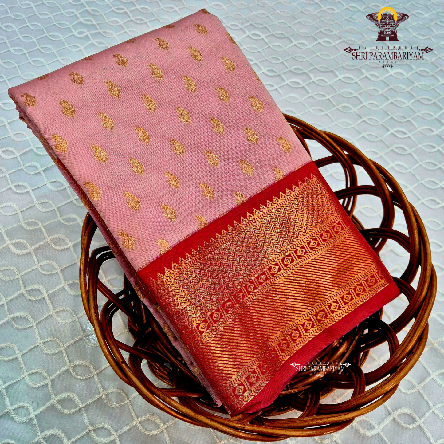 Soft Baby Pink / Blush Pink Saree