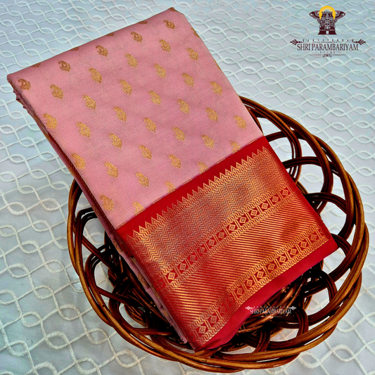 Soft Baby Pink / Blush Pink Saree