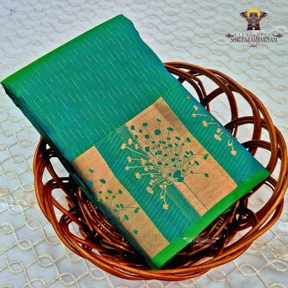 Rich Emerald Green / Peacock Green Saree