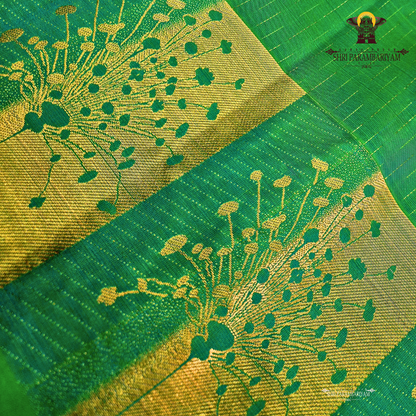 Rich Emerald Green / Peacock Green Saree