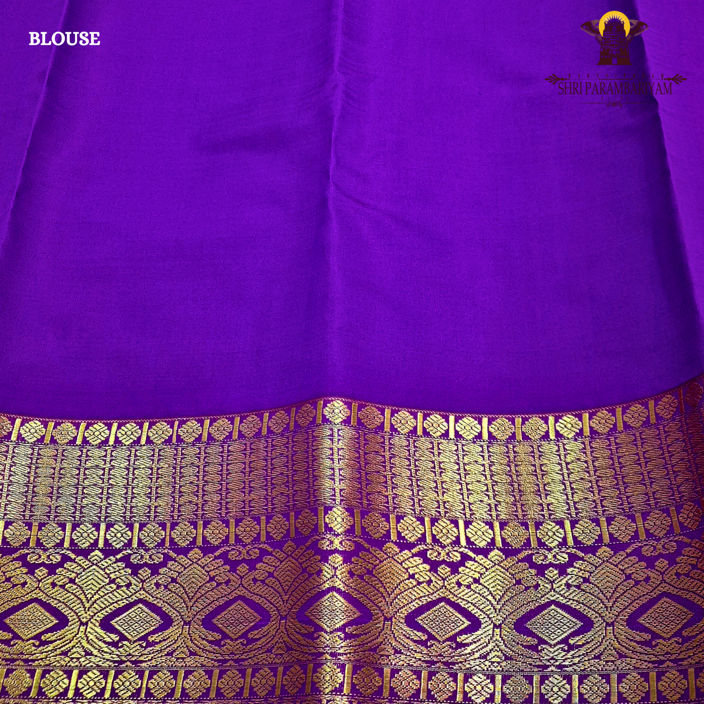 Warm burnt orange / temple orange Saree