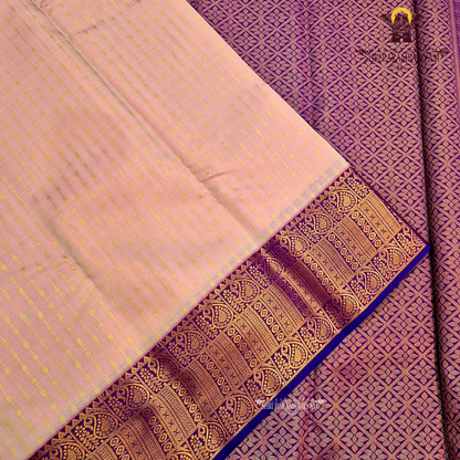 Soft pastel pink / dusty rose Saree