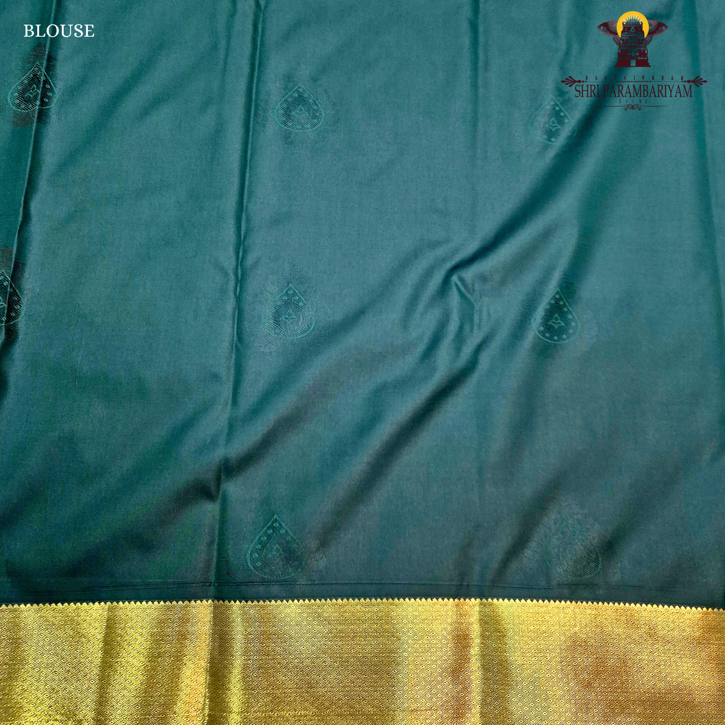 Bottle Green / Deep Teal Green Saree