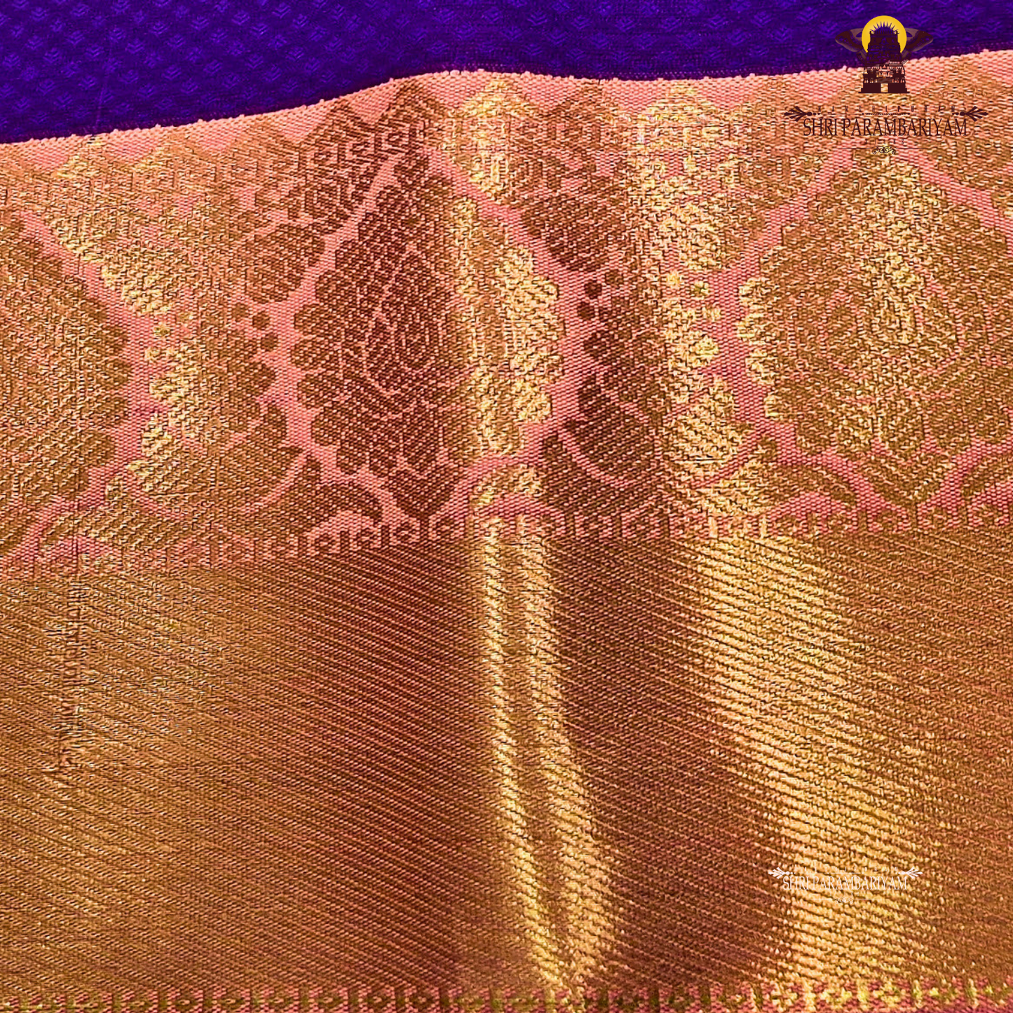 Deep royal purple / grape violet Saree