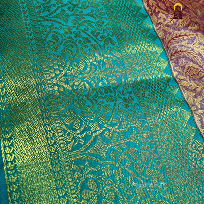 Mauve purple shade Saree