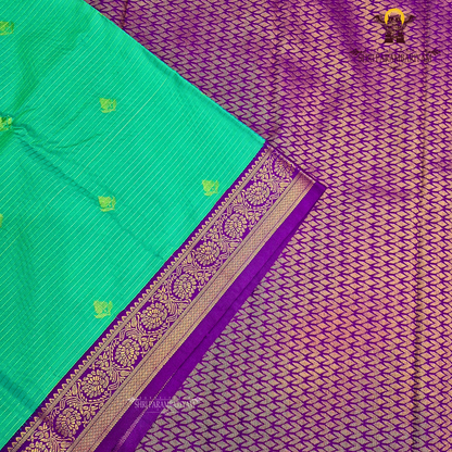 Emerald green Fancy Saree