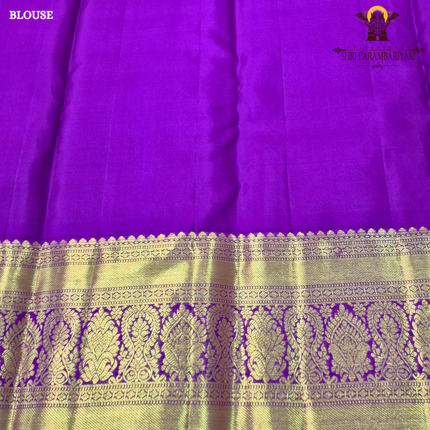 A bright bubblegum pink / rose pink body paired with a rich royal purple Saree