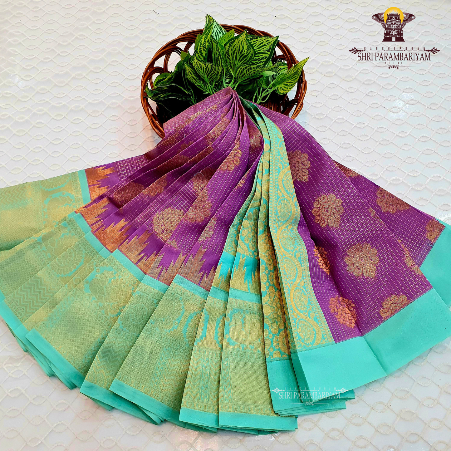 Royal Purple Saree