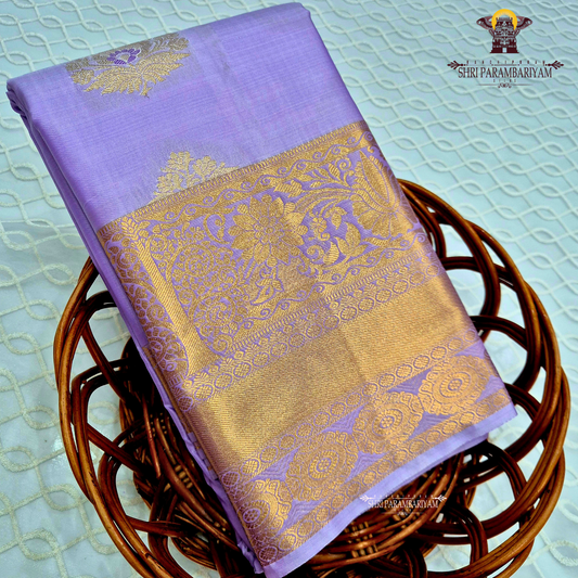 Soft Lavender / Light Lilac Saree