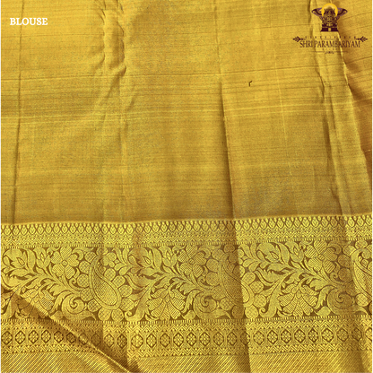 Rich royal purple (magenta-violet tone) with a contrasting antique gold zari border Saree