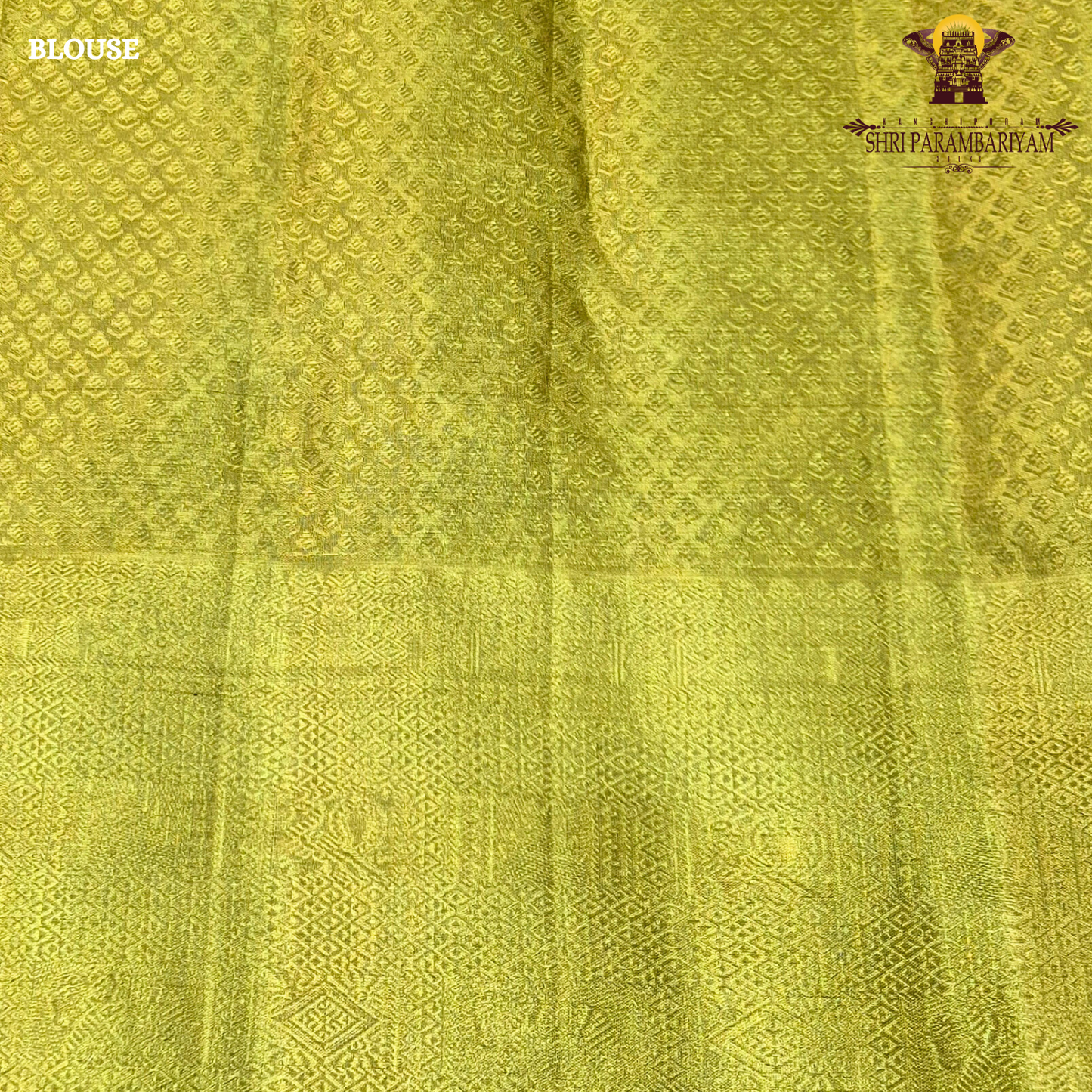 A rich golden yellow shade that beautifully reflects light Saree
