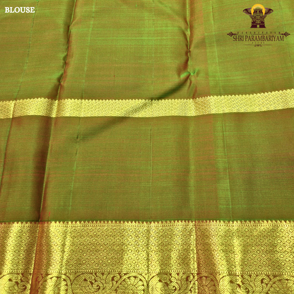 A elegant dual-tone royal purple with deep pink (rani/magenta) contrast Saree