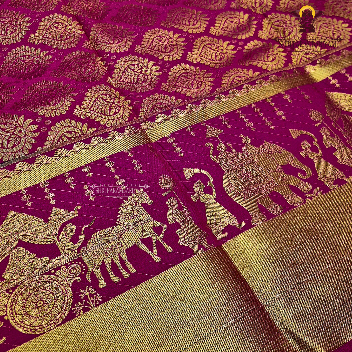 Deep peacock blue Saree