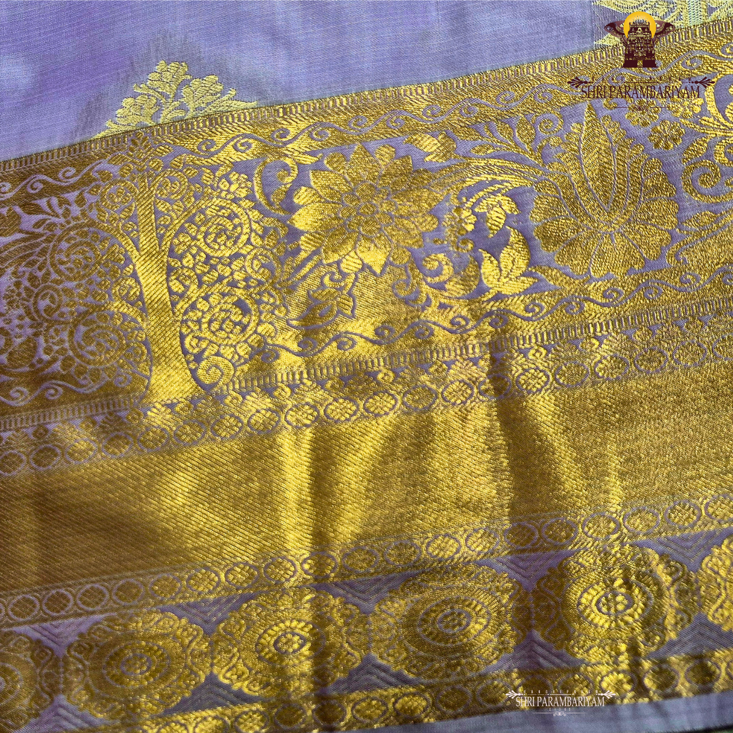 Soft Lavender / Light Lilac Saree