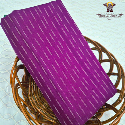 A rich royal purple / deep magenta shade Saree