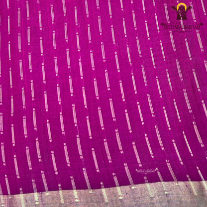 A rich royal purple / deep magenta shade Saree