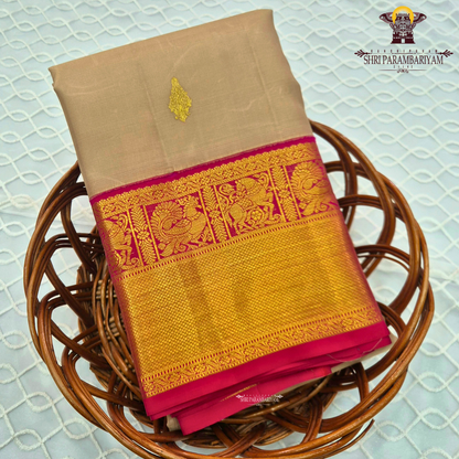 Light Gold (Champagne Beige) Saree