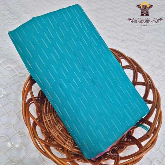 Peacock Blue (Teal Blue shade) Saree