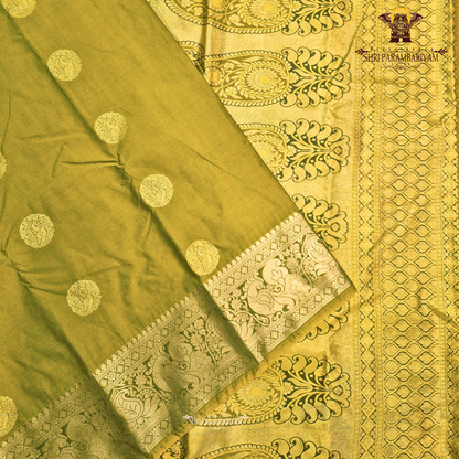 Rich Mustard Yellow / Golden Yellow Saree