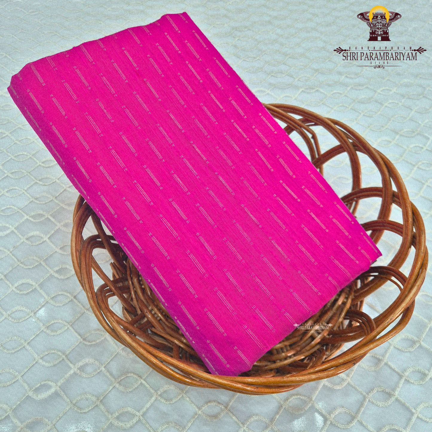 Bright Rani Pink (Vibrant Hot Pink shade) Saree