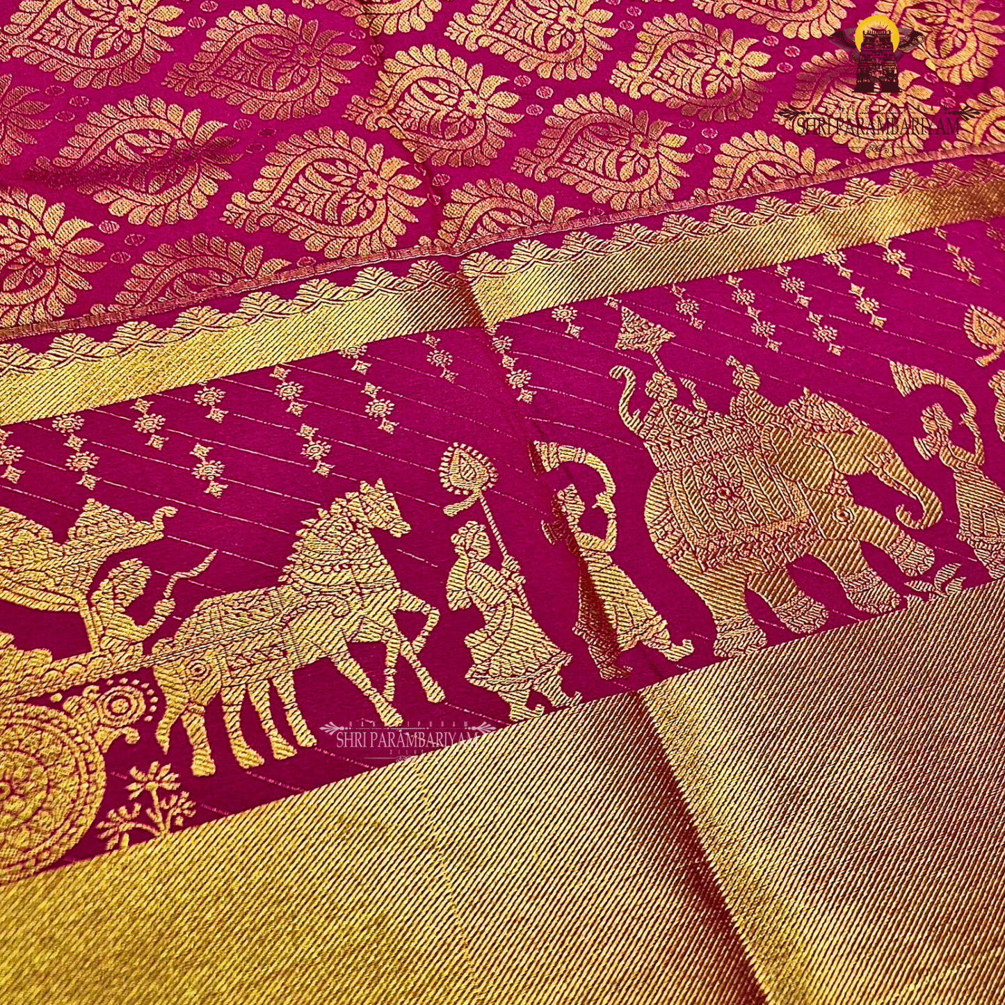 Elegant steel grey Saree