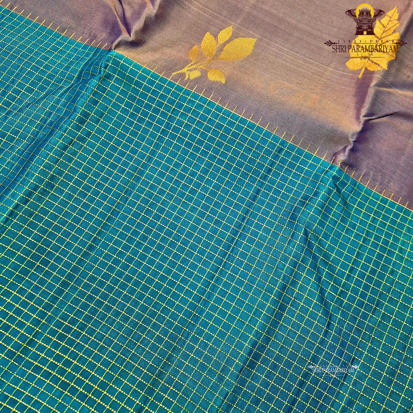 Teal Blue / Peacock Blue Saree
