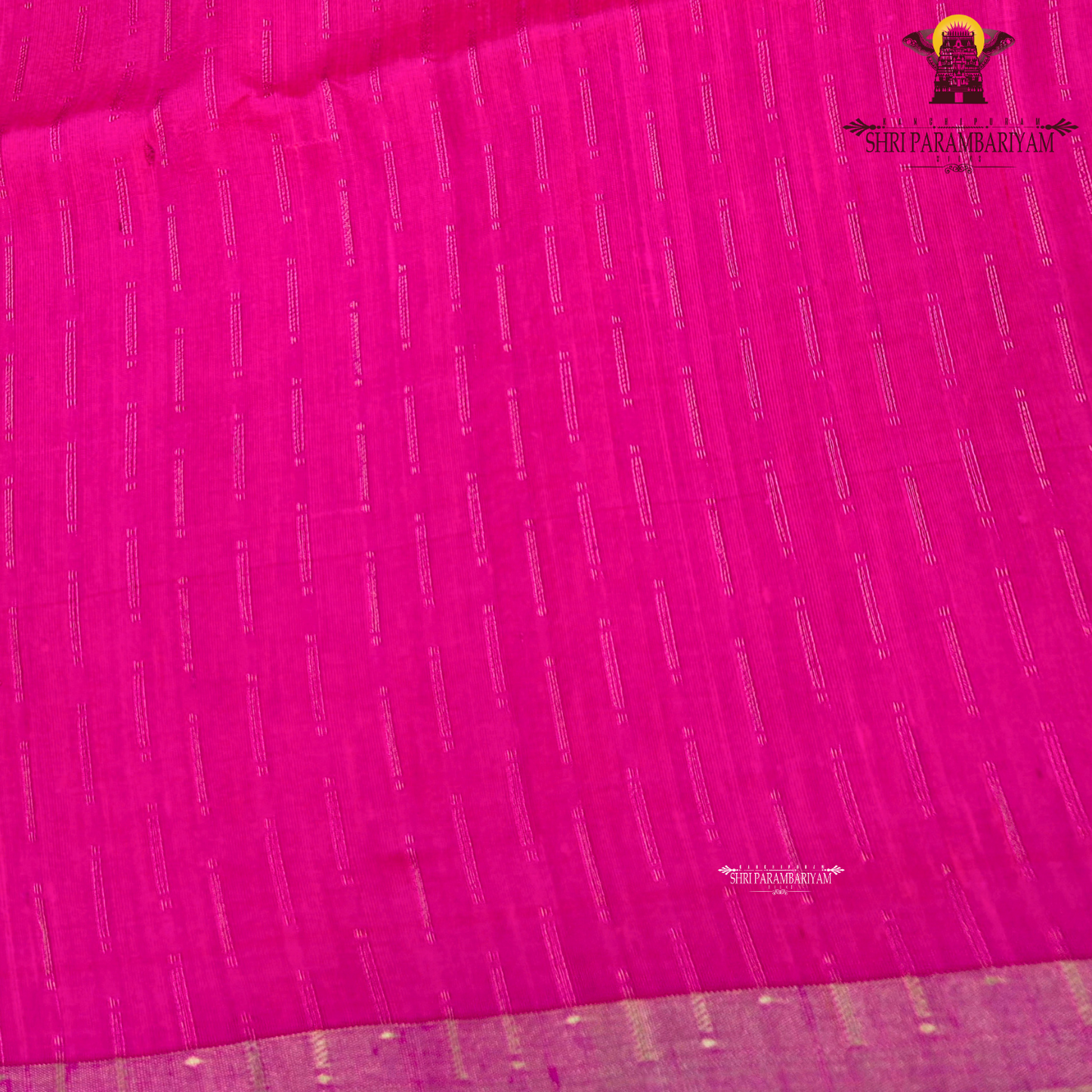 Bright Rani Pink (Vibrant Hot Pink shade) Saree