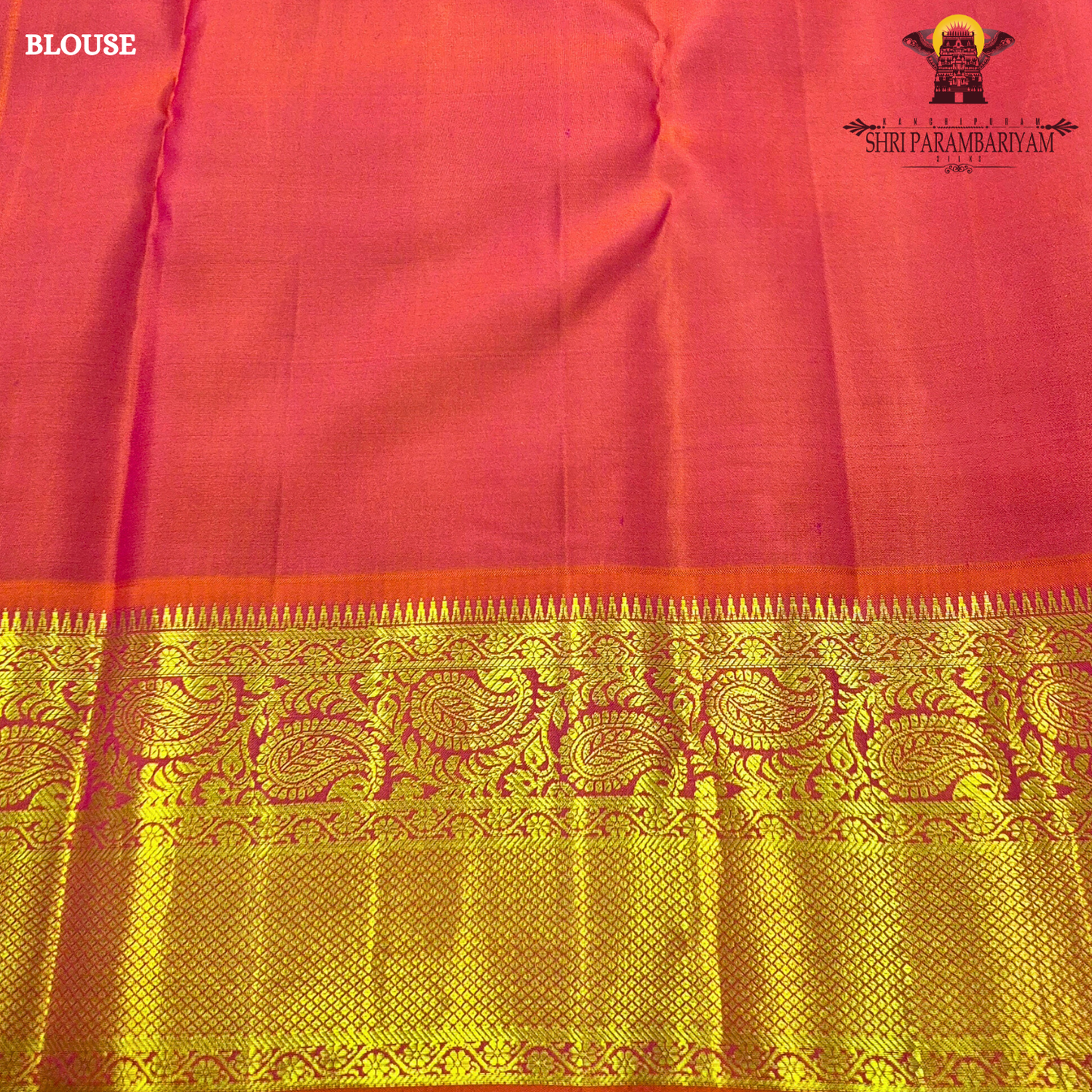 A traditional bottle green silk saree beautifully enhanced with pure gold zari weaving Saree