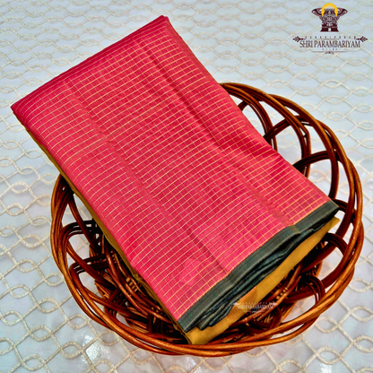 Parrot green / olive green Saree