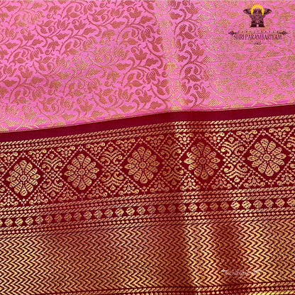 Bright Rani Pink Saree